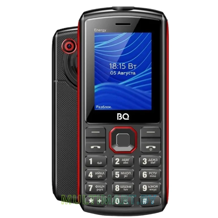 Мобильный телефон BQ-Mobile BQ-2452 Energy (черный/красный)